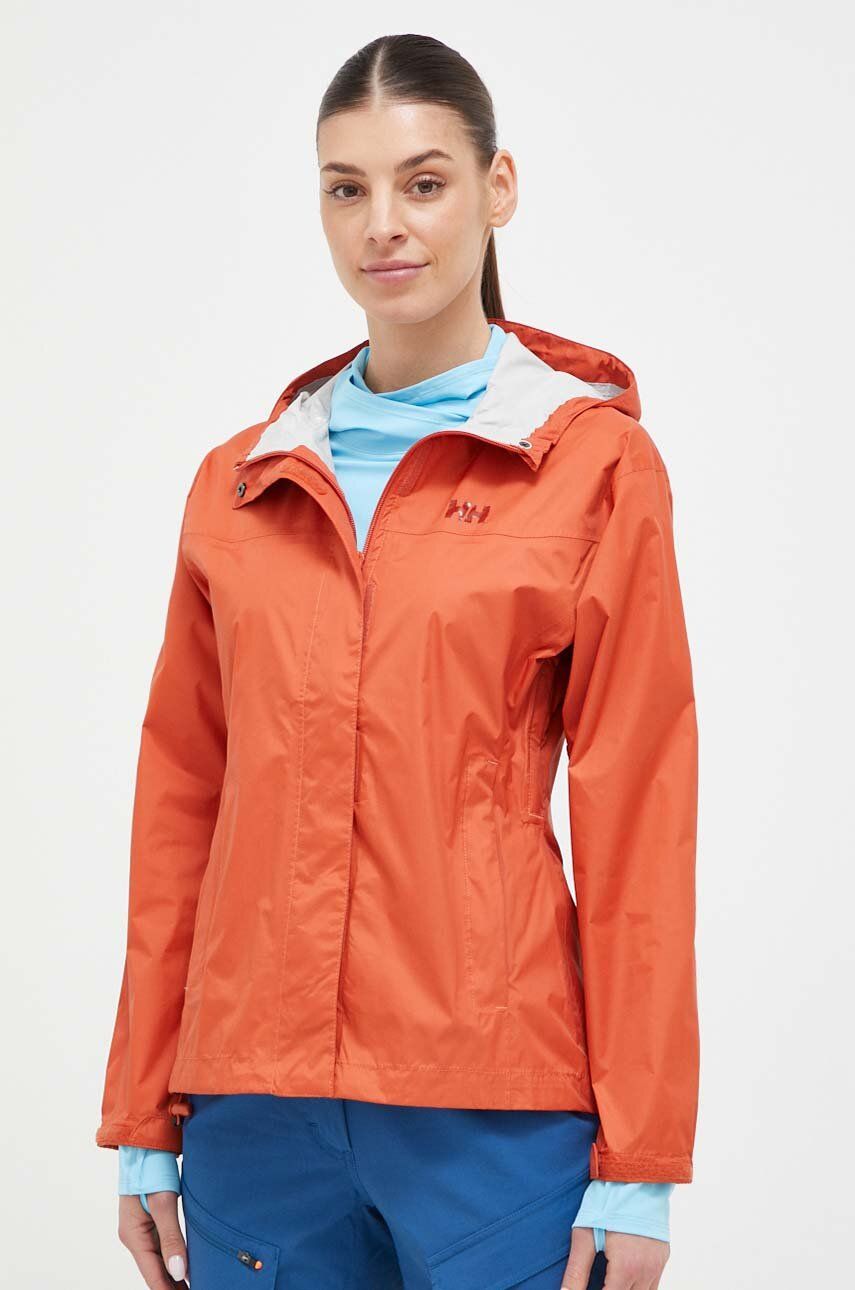Outdoorová bunda Helly Hansen oranžová barva - oranžová