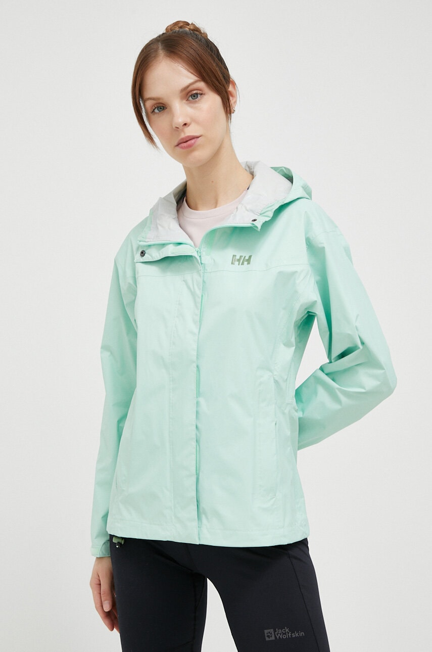 Helly Hansen jacheta de exterior Loke culoarea turcoaz, 62282