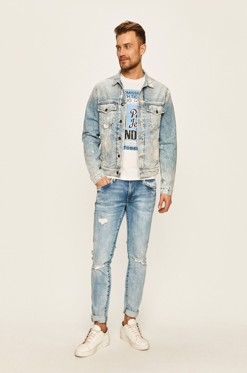 

Pepe Jeans - Джинсова куртка Pinner Random