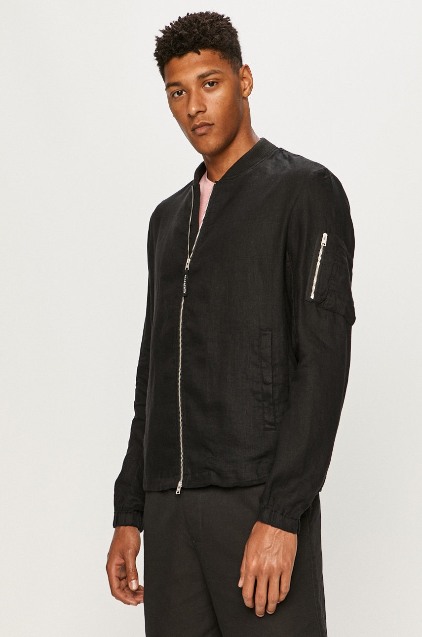 AllSaints - Geaca bomber Borra