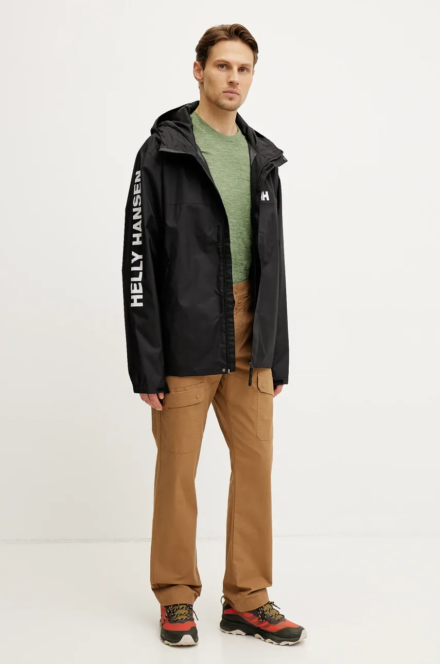 Дождевик Helly Hansen Ervik мужской цвет чёрный 64032 Дождевик Helly Hansen Ervik мужской цвет чёрный 64032