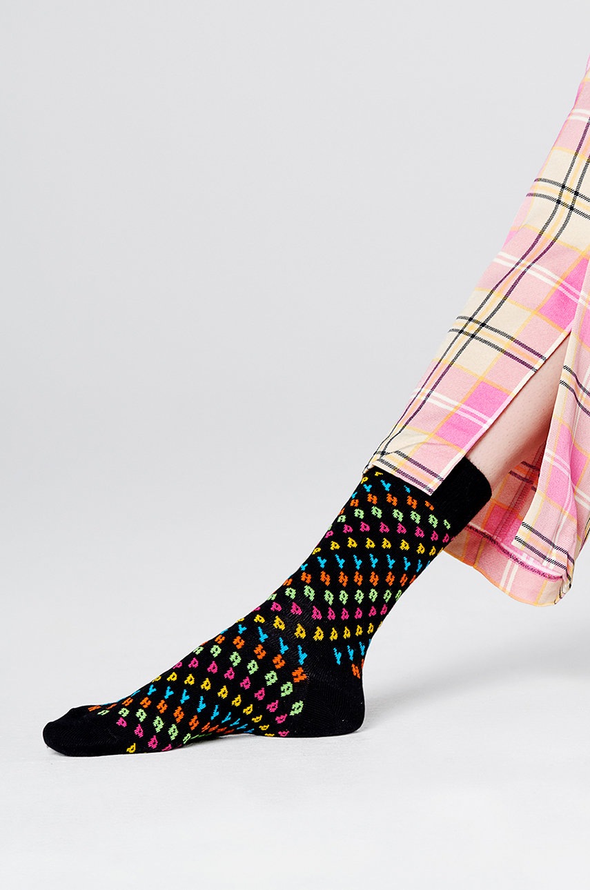 

Happy Socks - Чорапки Happy, Черен