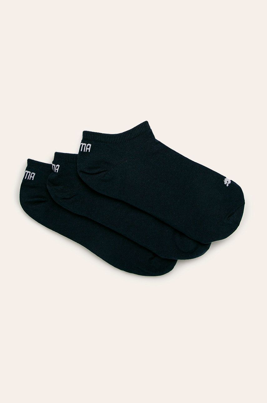 Puma - Kotníkové ponožky (3-pack) 906807.M - námořnická modř -  72% Bavlna
