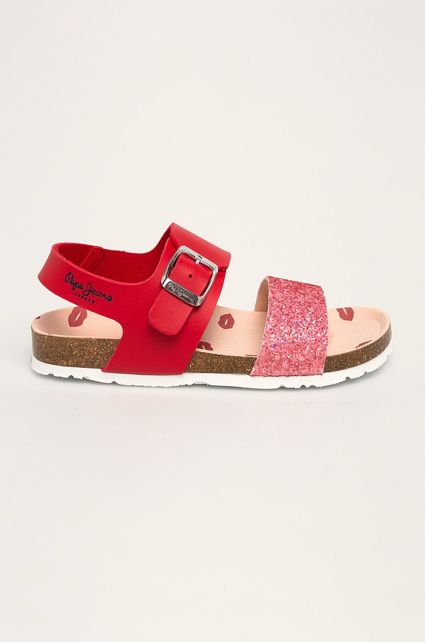 

Pepe Jeans - Детски сандали Bio Buckle, Червен