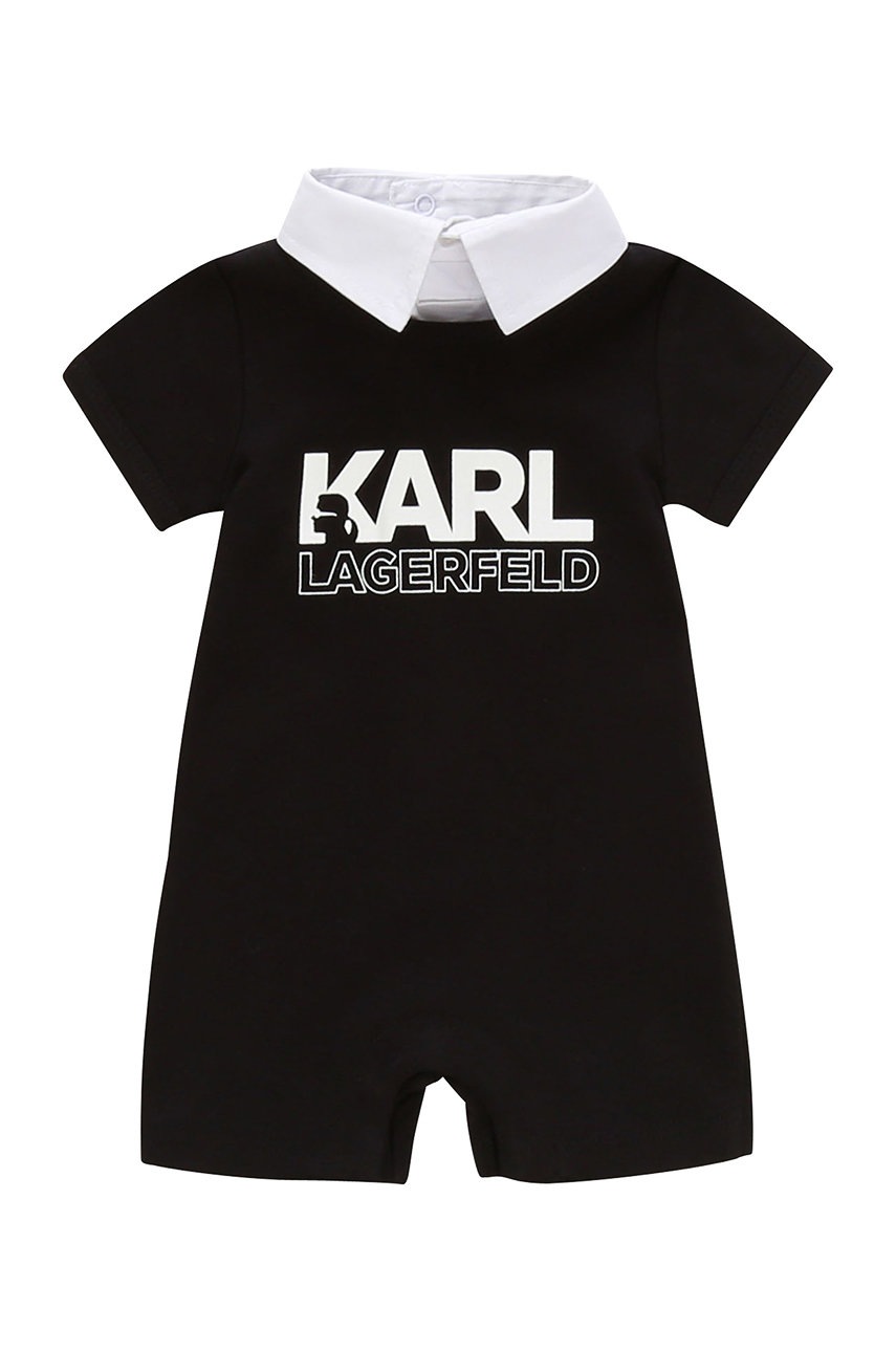 

Karl Lagerfeld - Бебешка пижама 60- см, Черен