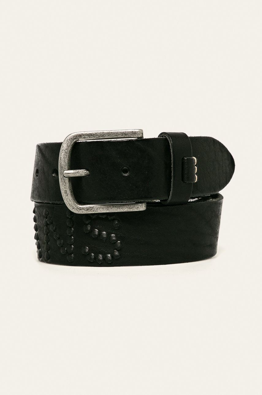 Pepe Jeans - Curea de piele Warren