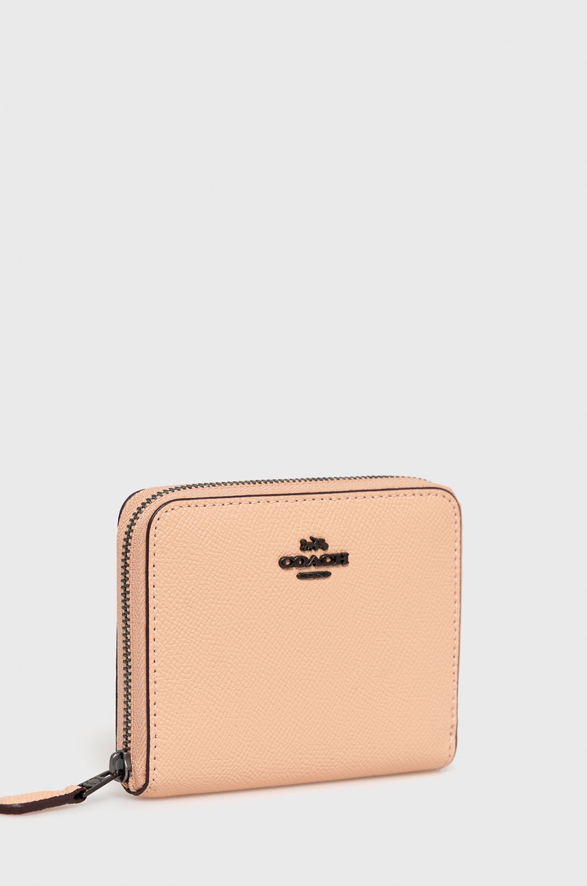 

Гаманець Coach жіночий колір рожевий