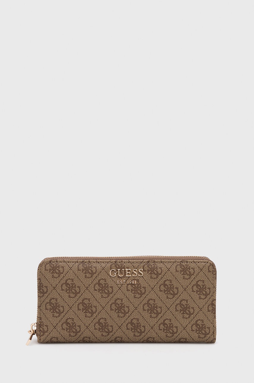 

Портфейл Guess дамски в кафяво, Кафяв