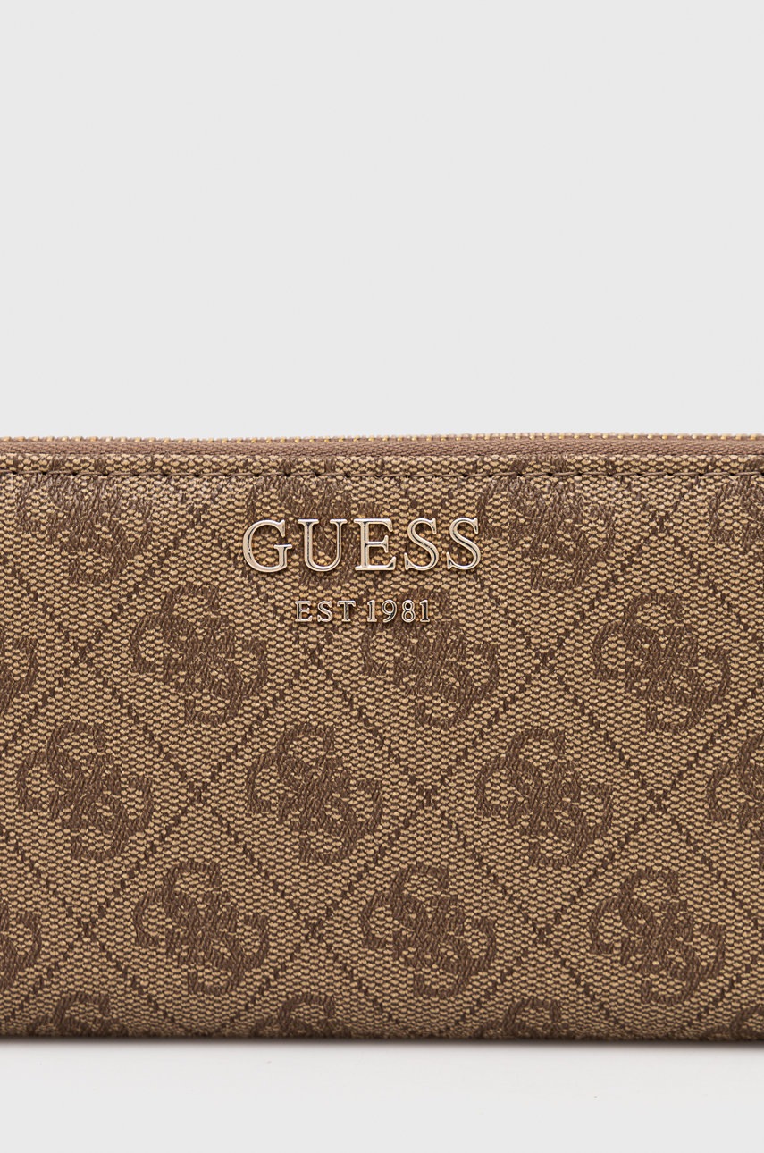 

Кошелек Guess женский цвет коричневый