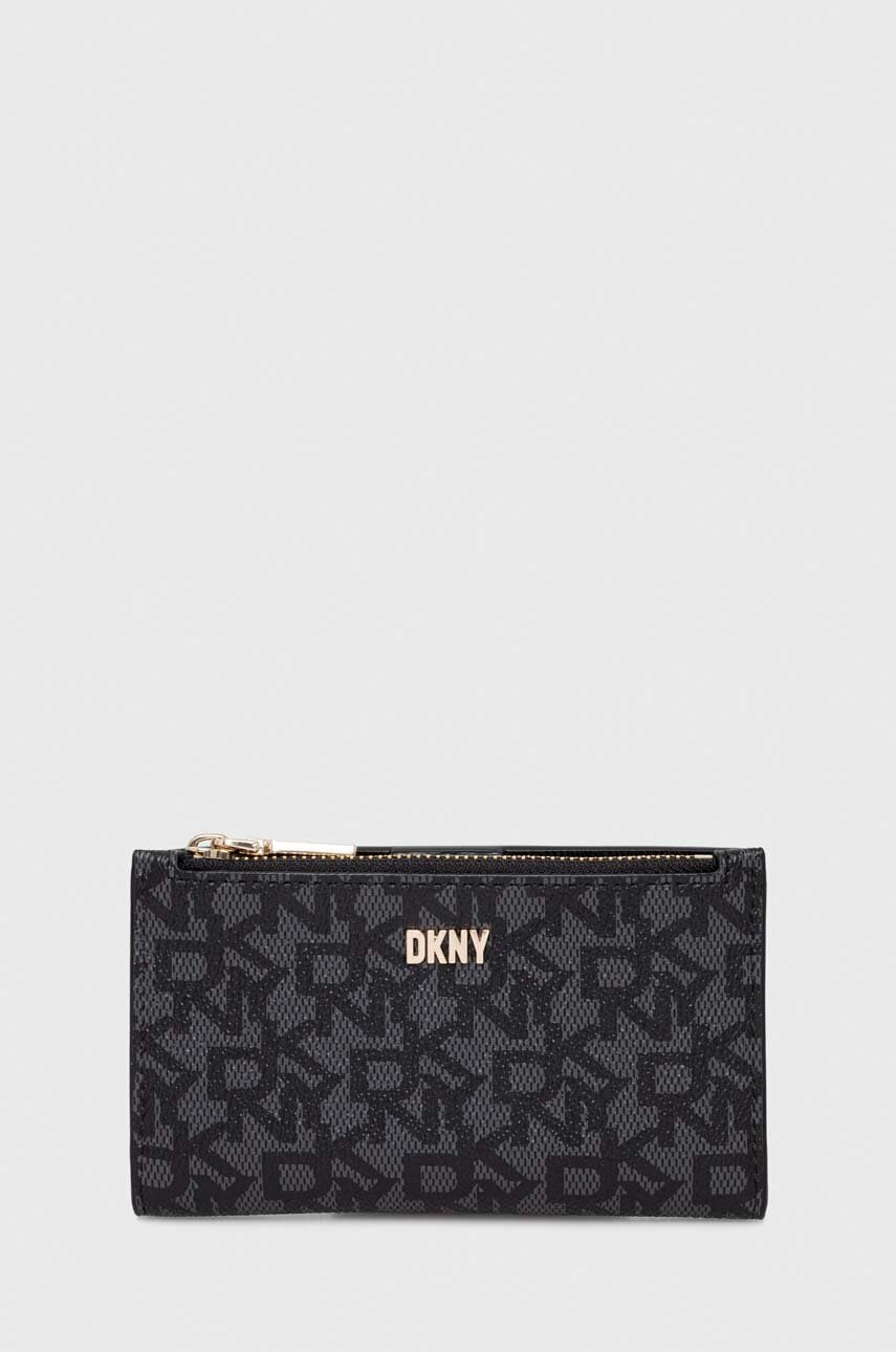 Peněženka Dkny hnědá barva, R92ZJC08