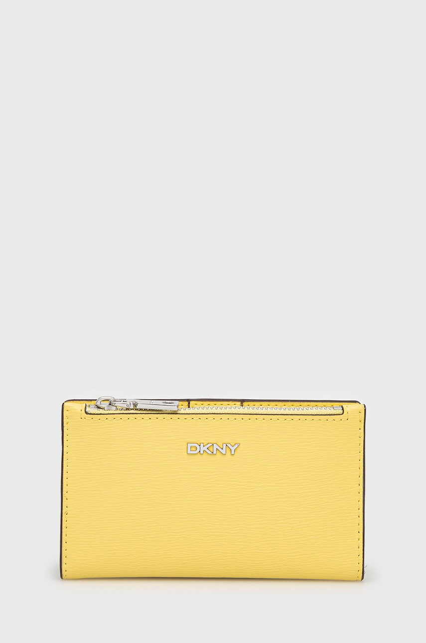 

Dkny Кожен портфейл, Жълт