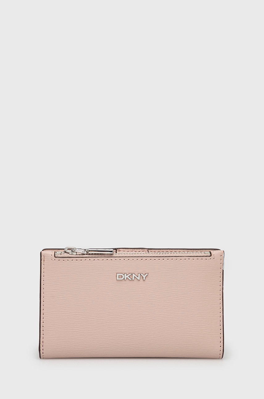 

Dkny Кожен портфейл, Розов