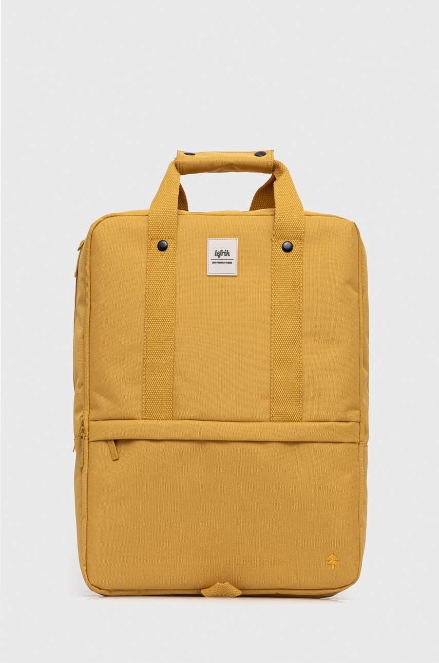 E-shop Batoh Lefrik DAILY BACKPACK žlutá barva, velký, hladký