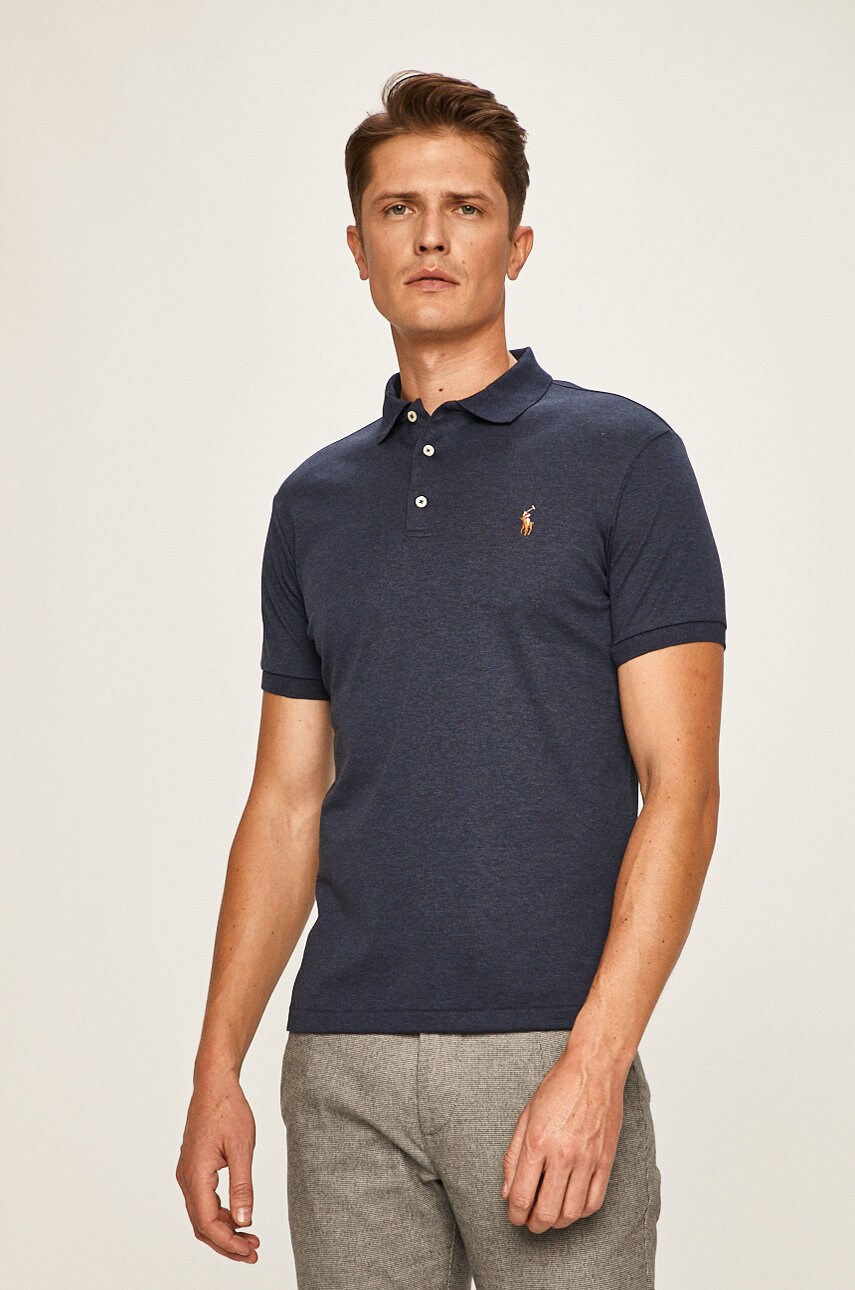 

Polo Ralph Lauren - Тениска с яка, Тъмносин