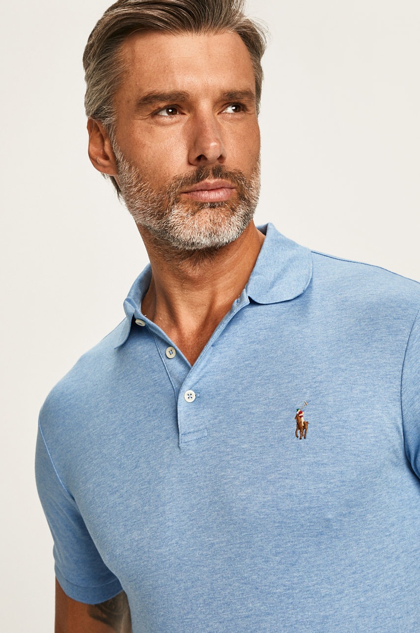 

Polo Ralph Lauren - Тениска с яка, Син