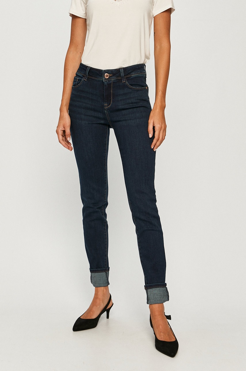 Morgan Jeans Femei Culoarea Albastru Marin