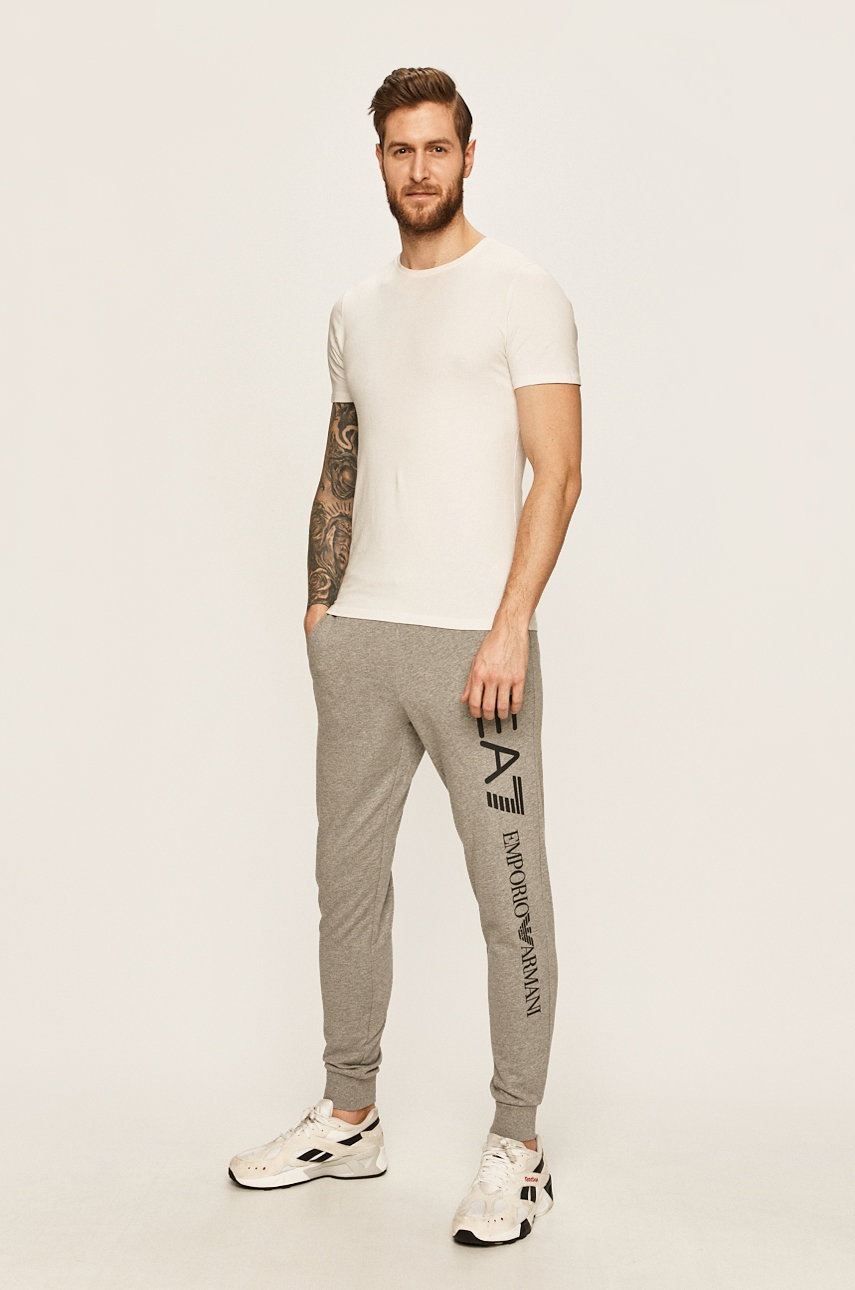 

Штани EA7 Emporio Armani 8NPPC1.PJ05Z чоловічі колір сірий з принтом