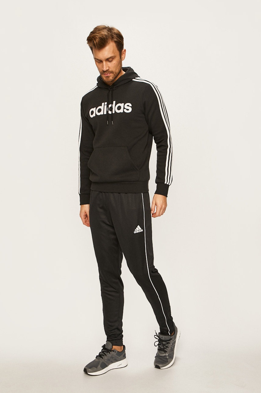 

Штани для тренувань adidas Performance чоловічі колір чорний однотонні