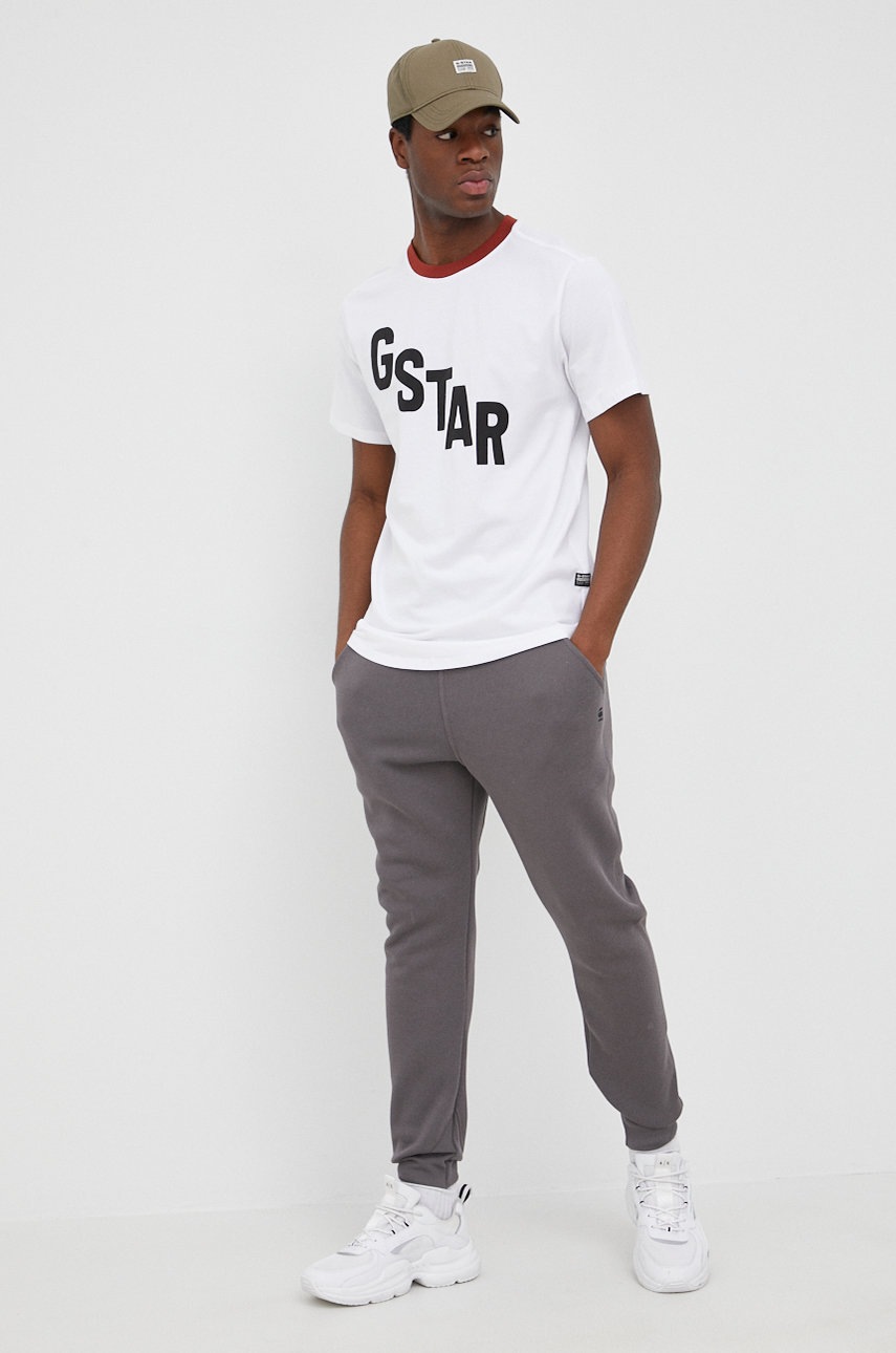 

Спортивные штаны G-Star Raw цвет серый однотонные