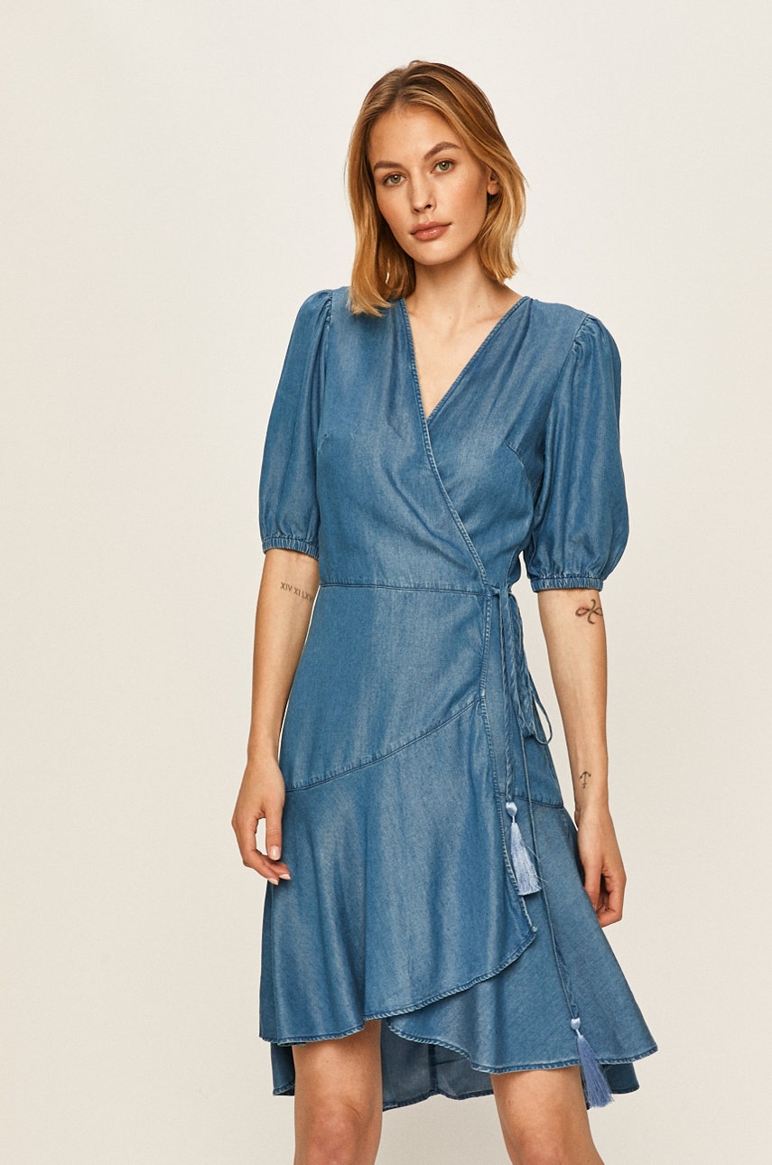 

Guess Jeans - Дънкова рокля, Син