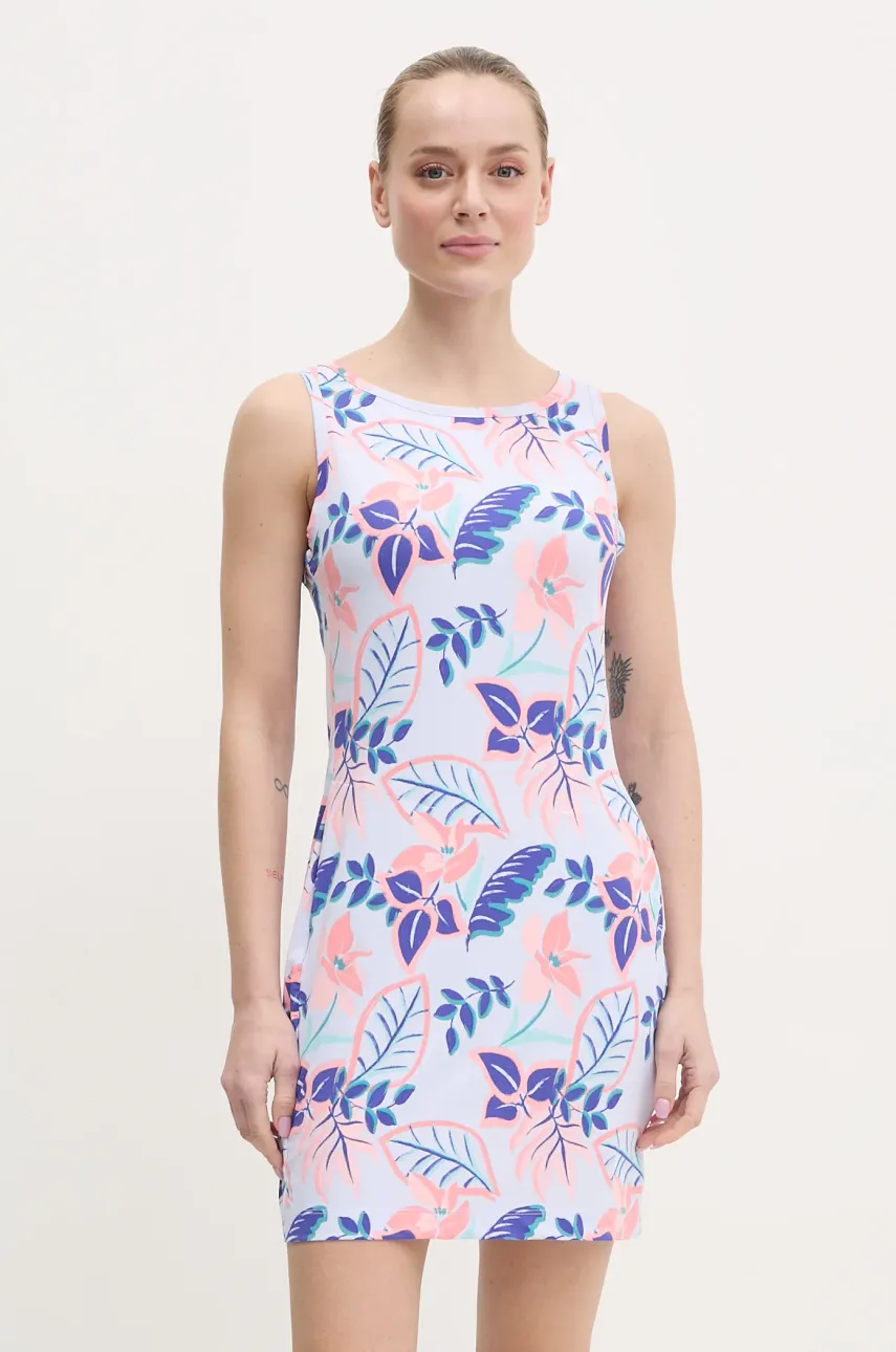 Columbia rochie culoarea violet, mini, dreaptă