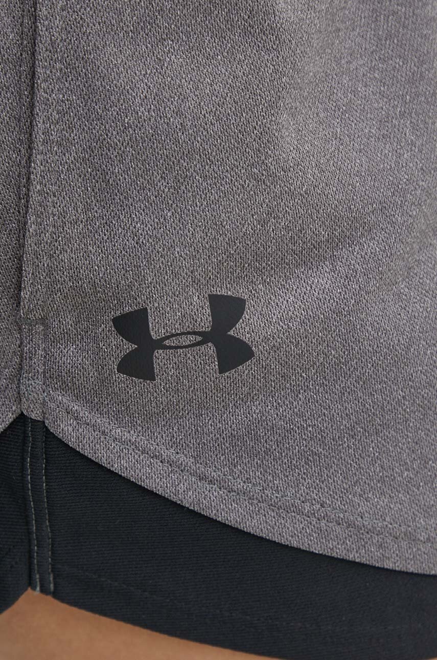 Σορτς προπόνησης Under Armour Play Up 3.0 χρώμα: γκρι φωτογραφία