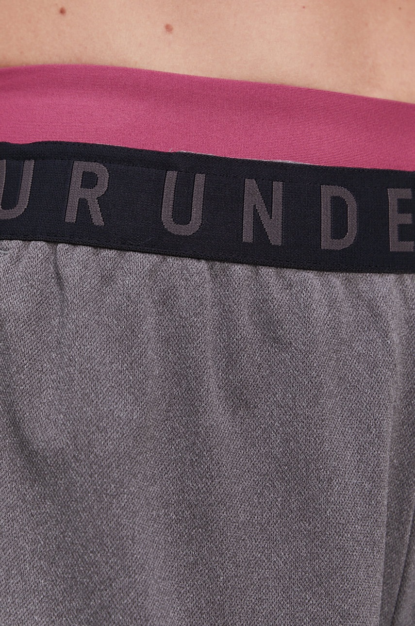 Σορτς προπόνησης Under Armour Play Up 3.0 χρώμα: γκρι φωτογραφία