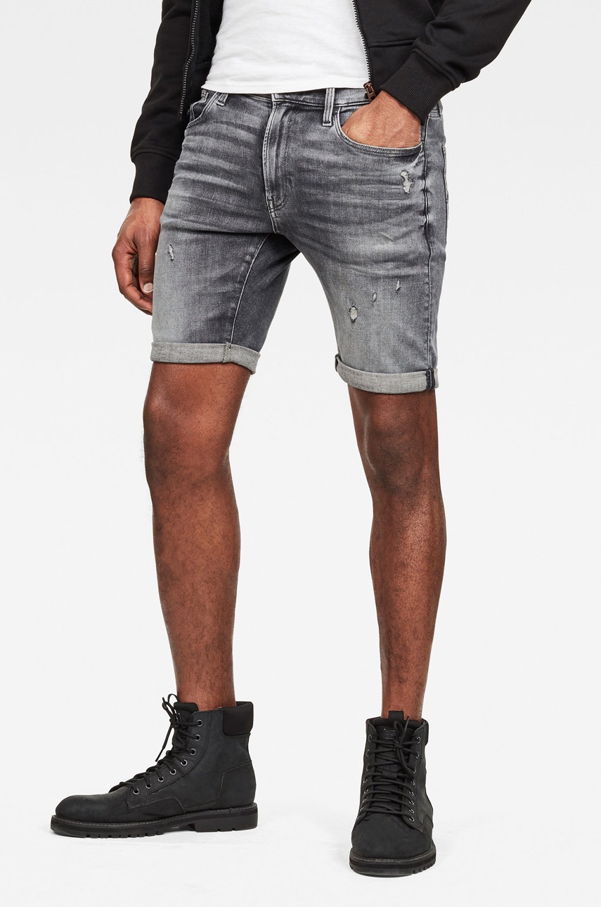 

Къс панталон G-Star Raw мъжки в черно, Черен