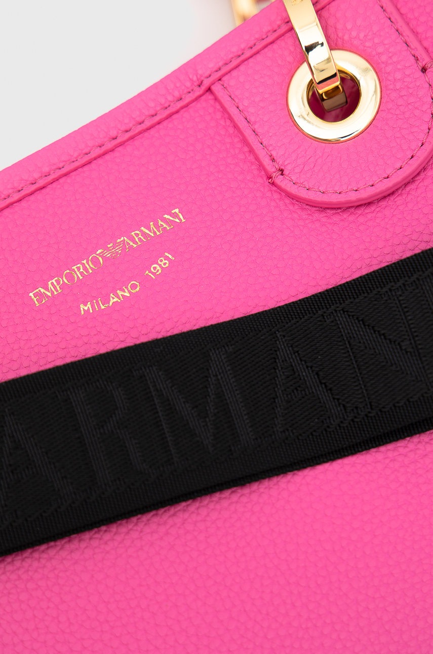 

Сумочка Emporio Armani цвет розовый