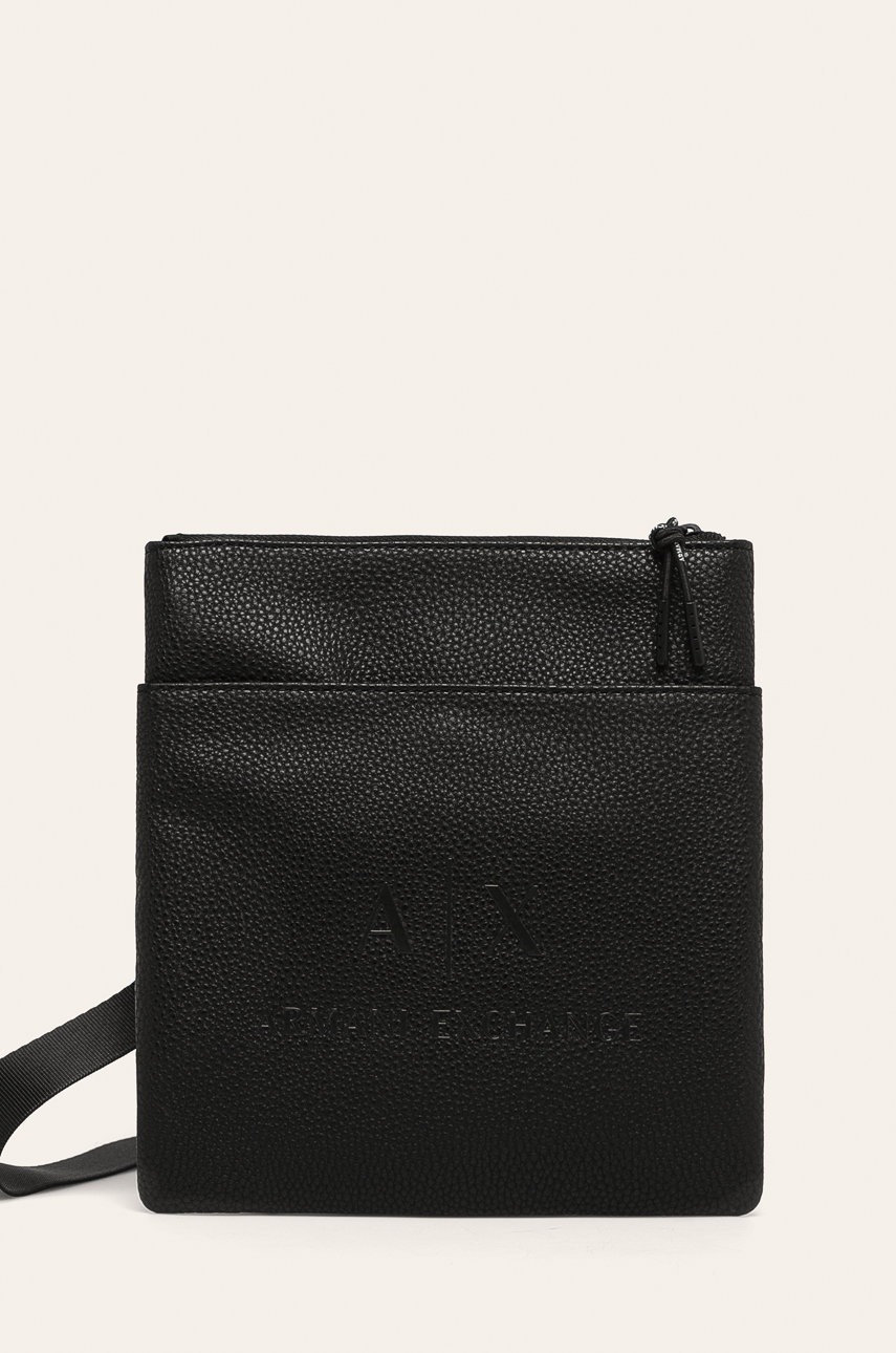 

Armani Exchange - Чанта бъбрек, Черен