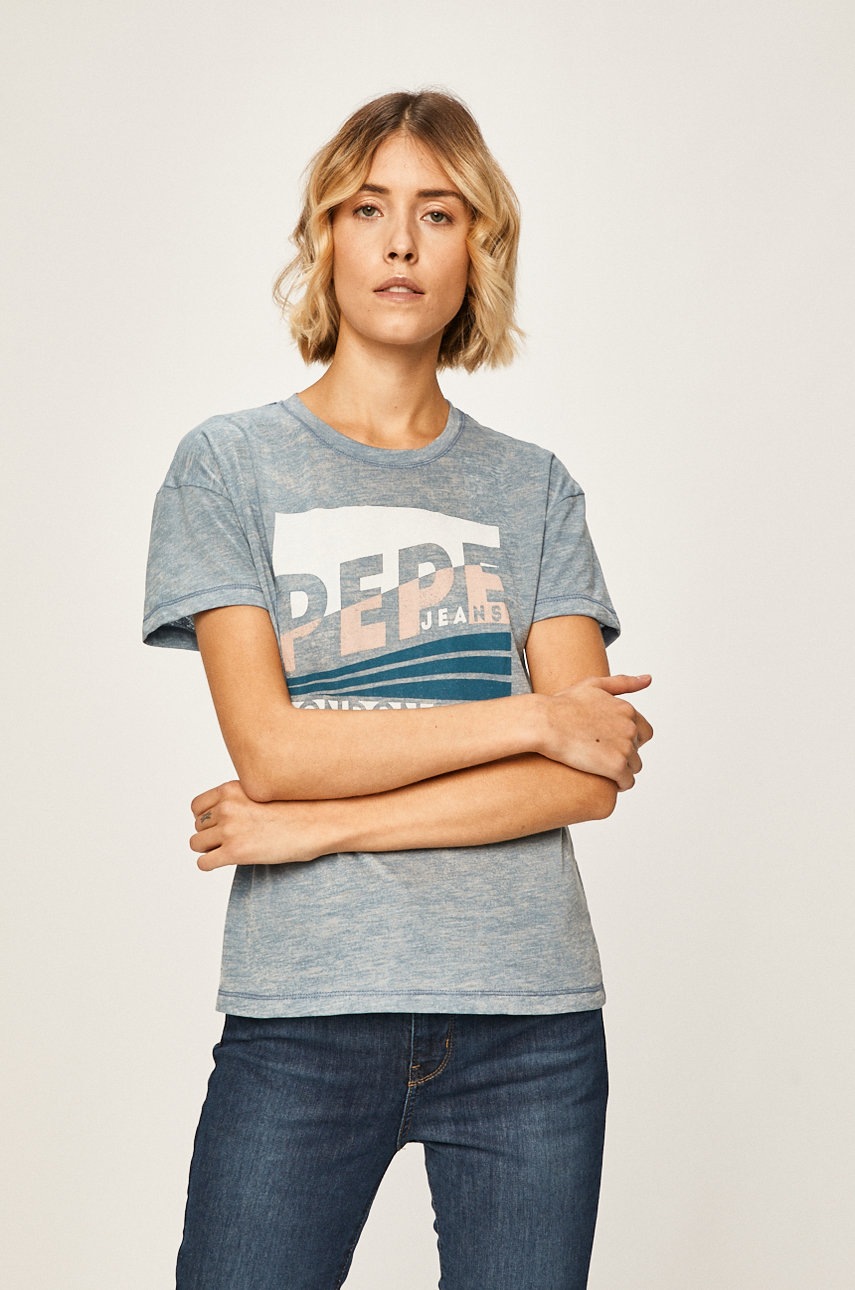 

Pepe Jeans - Футболка Cameo, Голубой