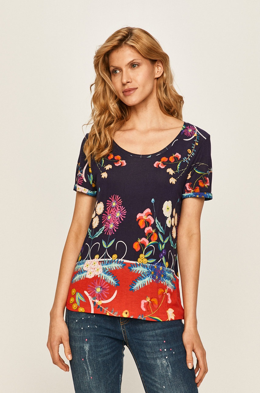 

Desigual - Футболка, Тёмно-синий