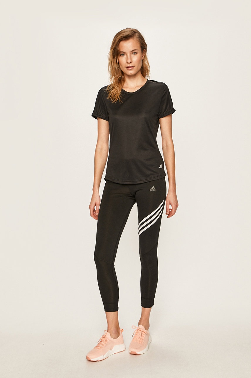 

Футболка для бега adidas Performance FL7802 цвет чёрный