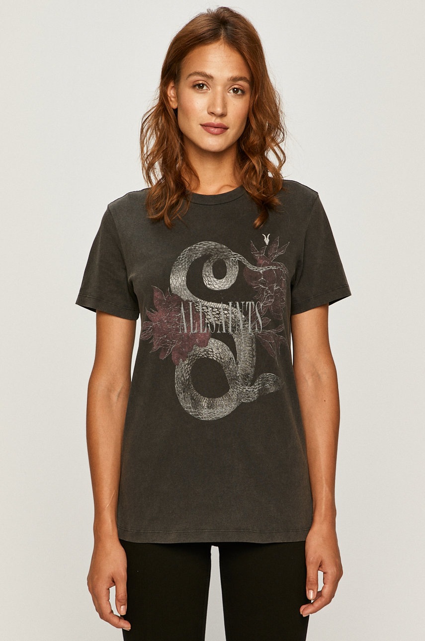 

AllSaints - Футболка, Чёрный