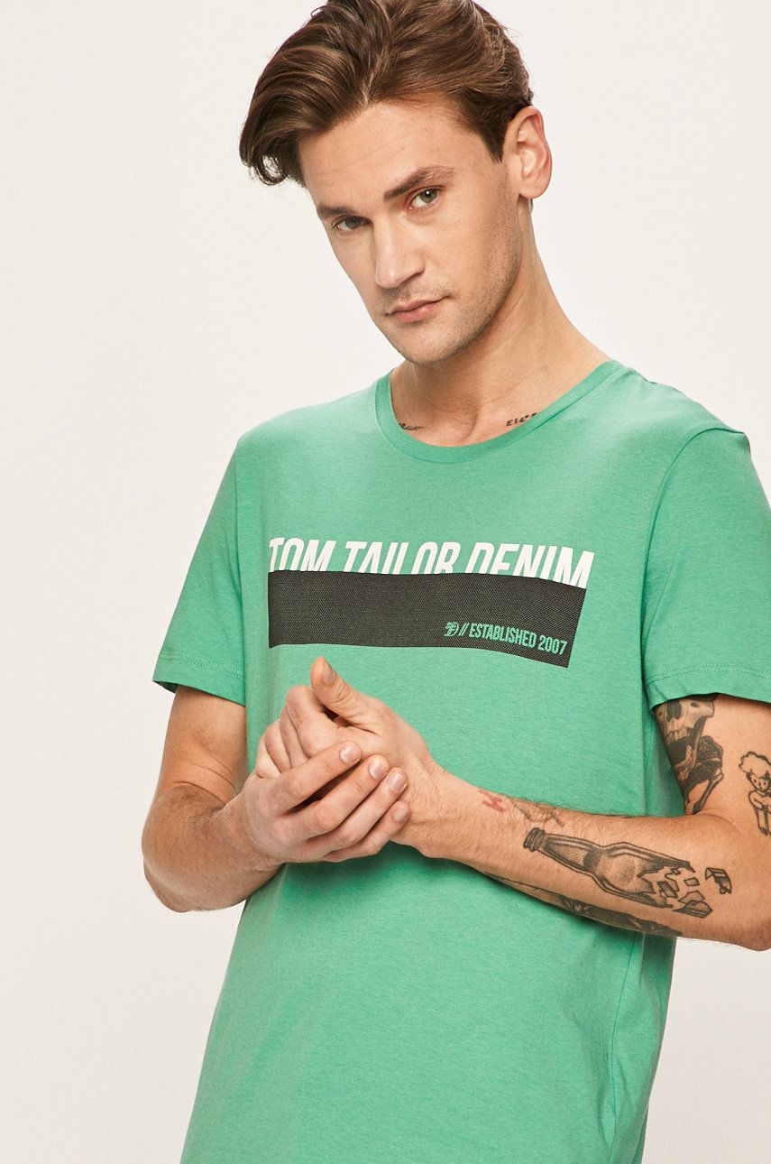 Tom Tailor Denim – Tricou 2023 ❤️ Pret Super answear imagine noua 2022