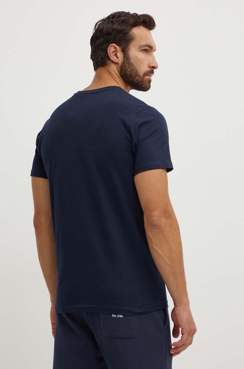 Βαμβακερό μπλουζάκι Helly Hansen ανδρικά, χρώμα ναυτικό μπλε 33979 φωτογραφία