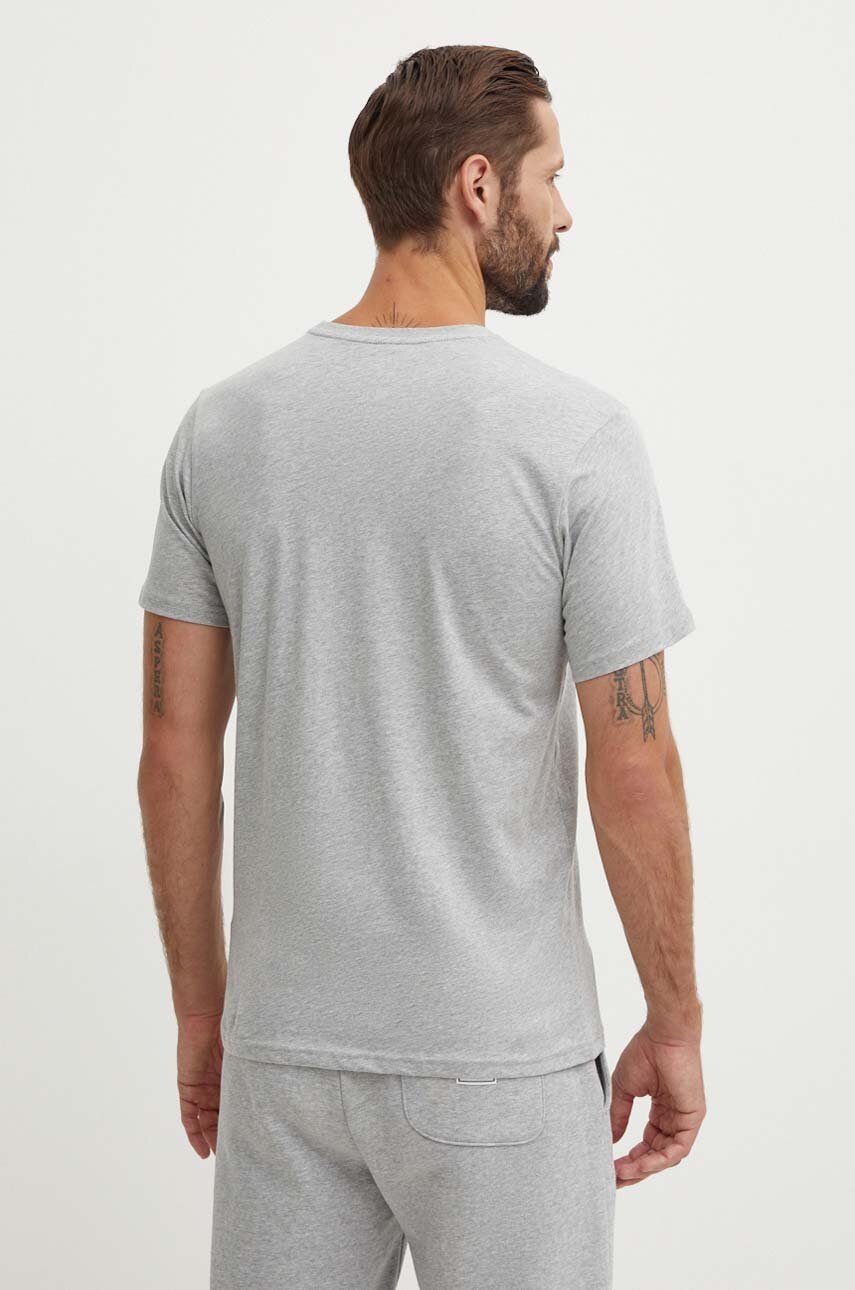 Βαμβακερό μπλουζάκι Helly Hansen ανδρικά, χρώμα γκρι 33979 φωτογραφία