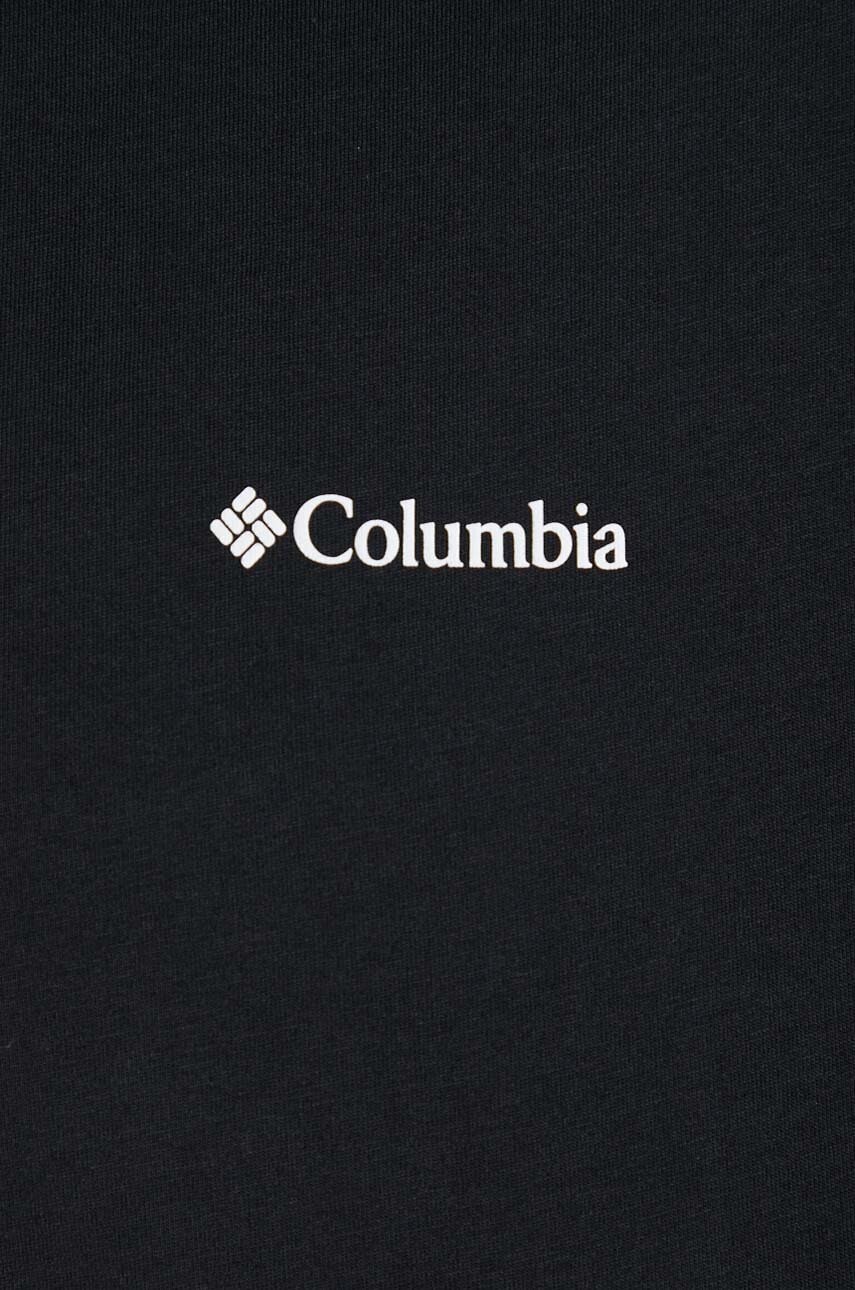 Футболка Columbia чоловічий колір чорний з принтом 1680053-014 