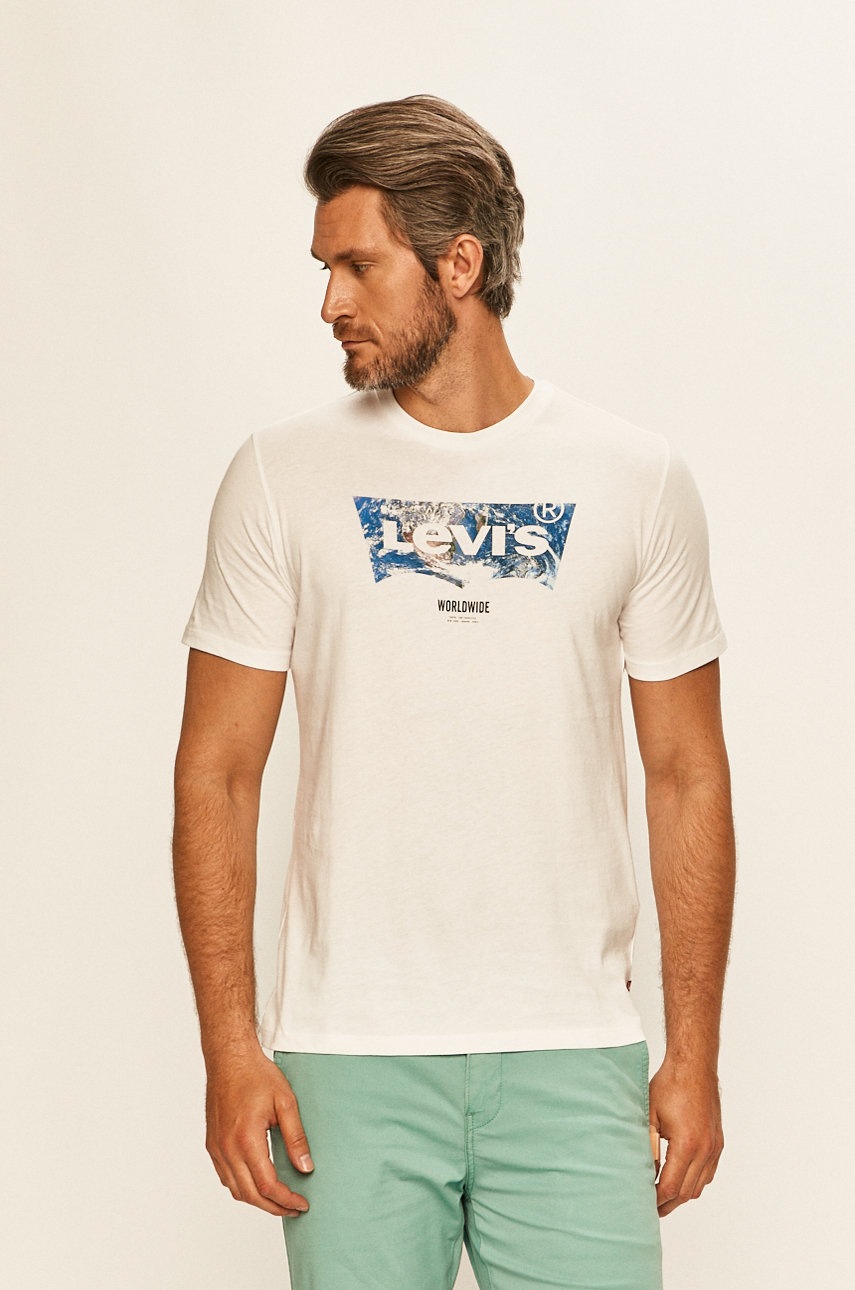 

Levi's - Тениска, Бял