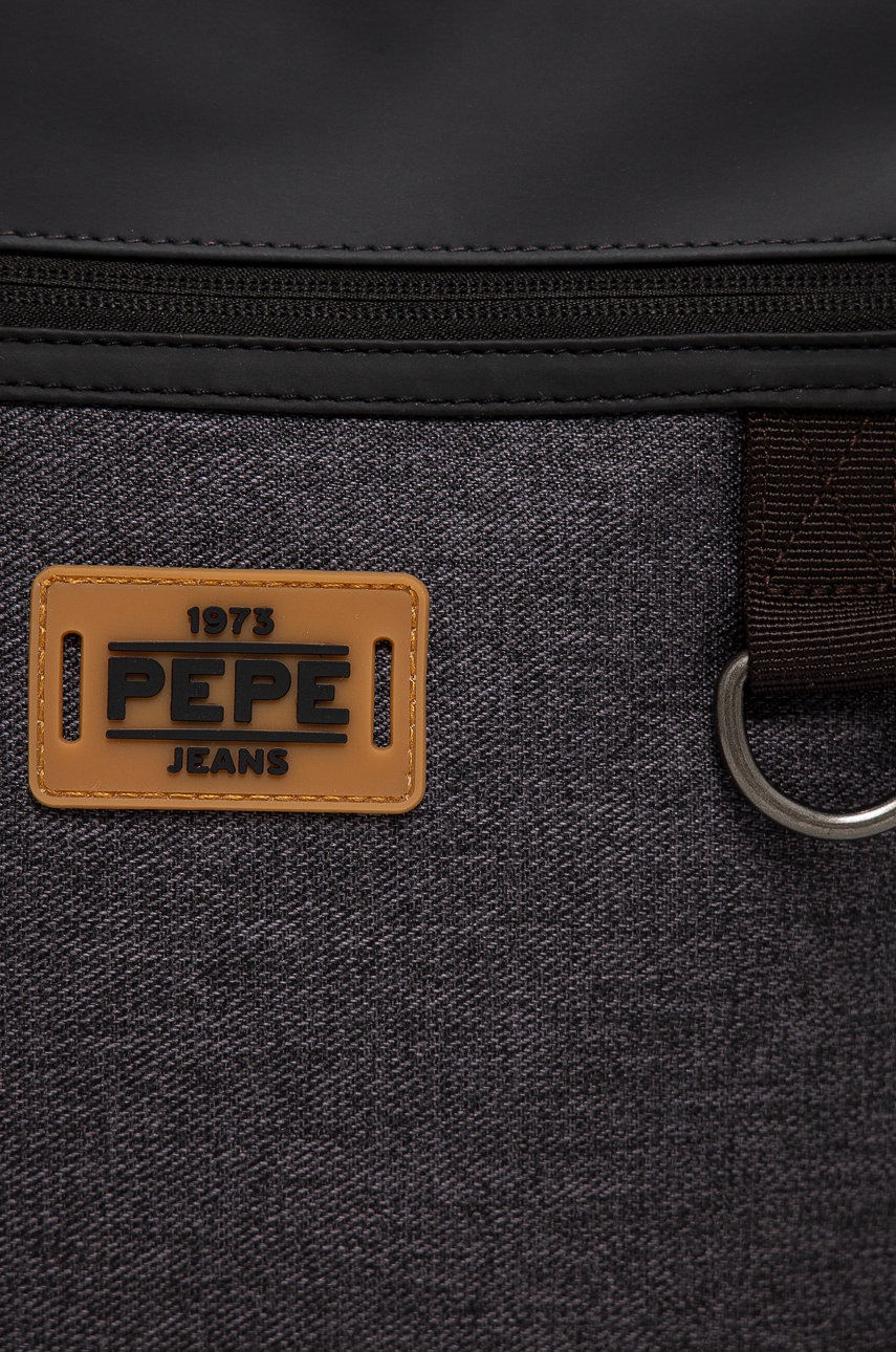 

Рюкзак Pepe Jeans Irvin жіночий колір сірий великий гладкий
