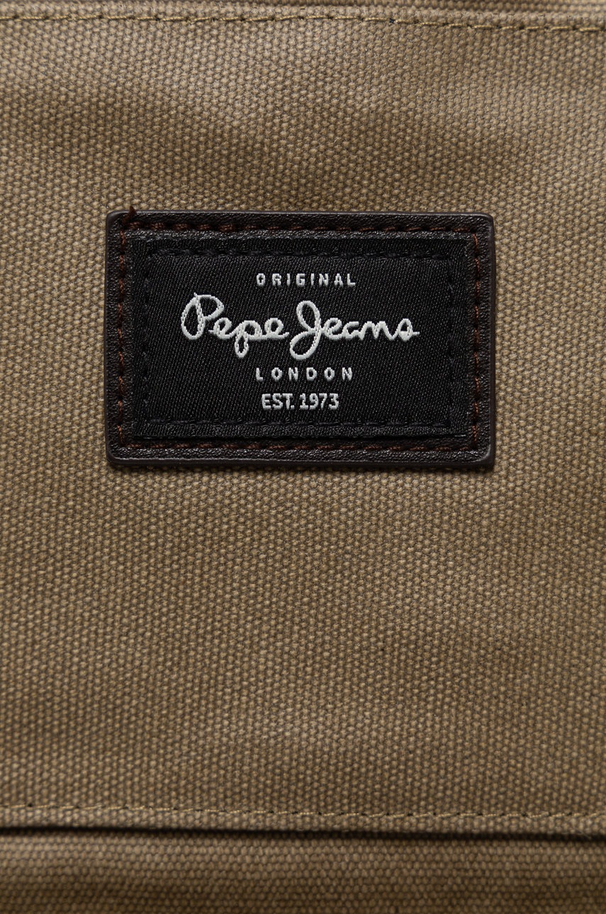 

Рюкзак Pepe Jeans женский цвет бежевый большой гладкий