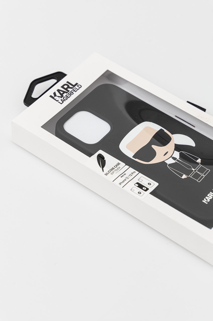

Чохол на телефон Karl Lagerfeld колір чорний iPhone 12 Pro