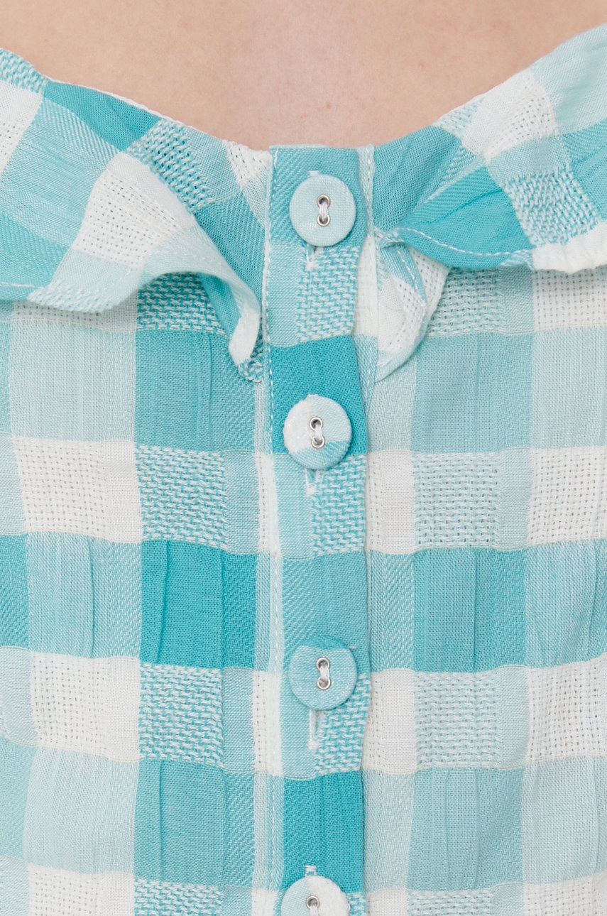 Μπλουζάκι Pepe Jeans VALENTINA γυναικείo, χρώμα: τιρκουάζ φωτογραφία