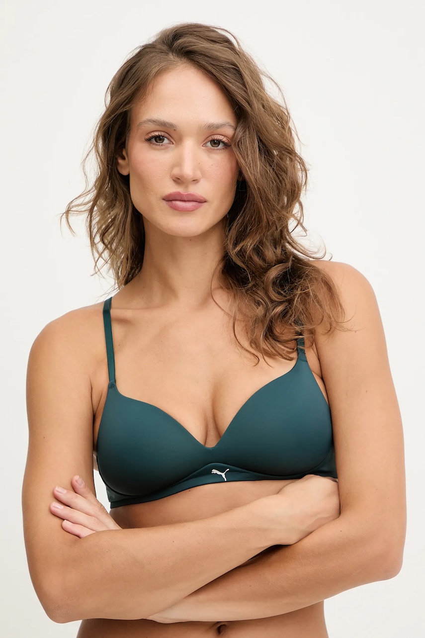 Puma biustonosz kolor zielony gładki 935020