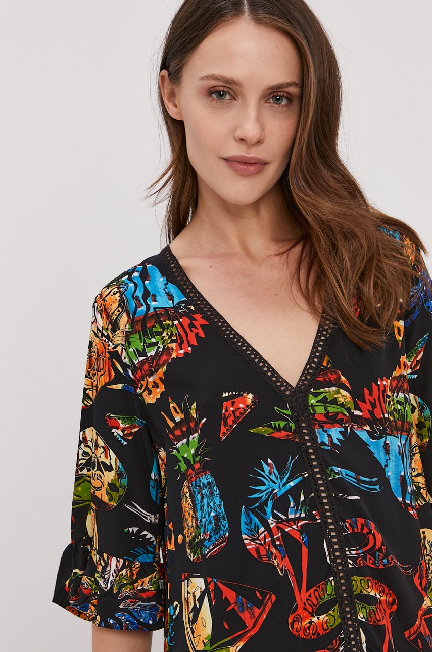 

Пляжное платье Desigual цвет чёрный