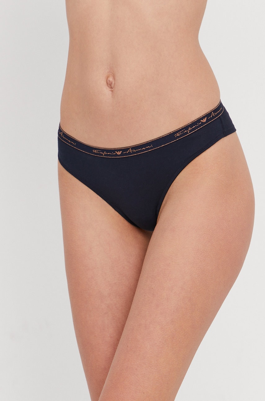

Бразиліани Emporio Armani (2-pack) колір синій
