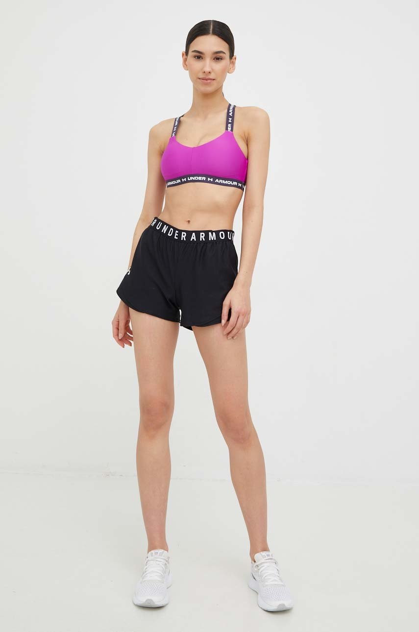 

Спортивный бюстгальтер Under Armour Crossback цвет фиолетовый