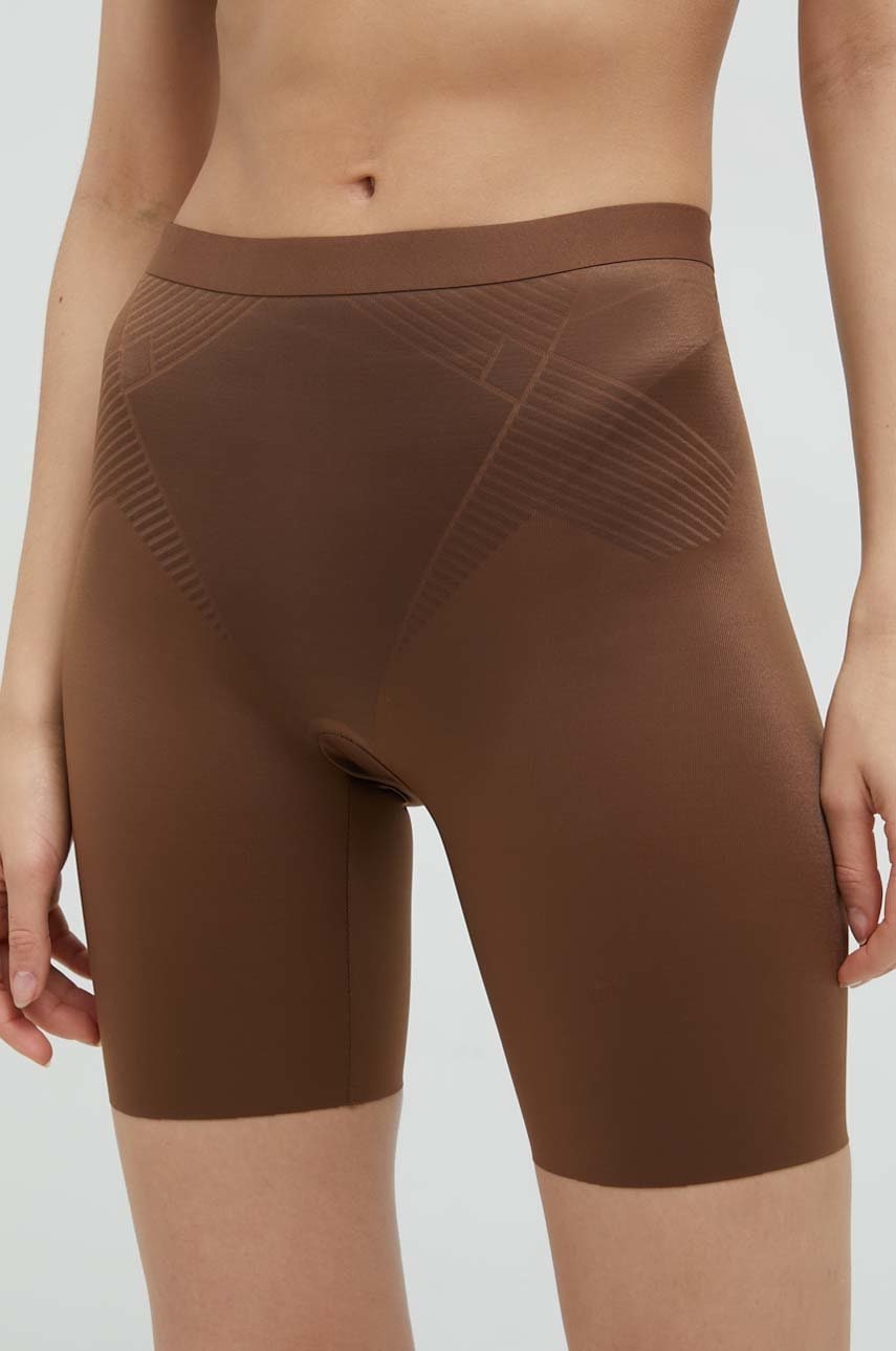 Modelující šortky Spanx dámské, béžová barva - hnědá -  Materiál č. 1: 55 % Nylon