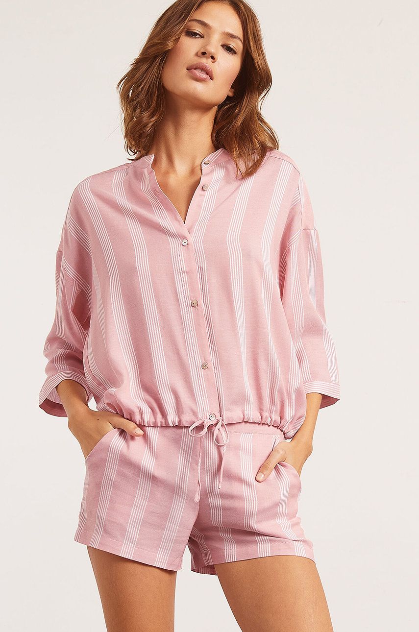 Etam Cămașă de pijama Anil femei, culoarea roz