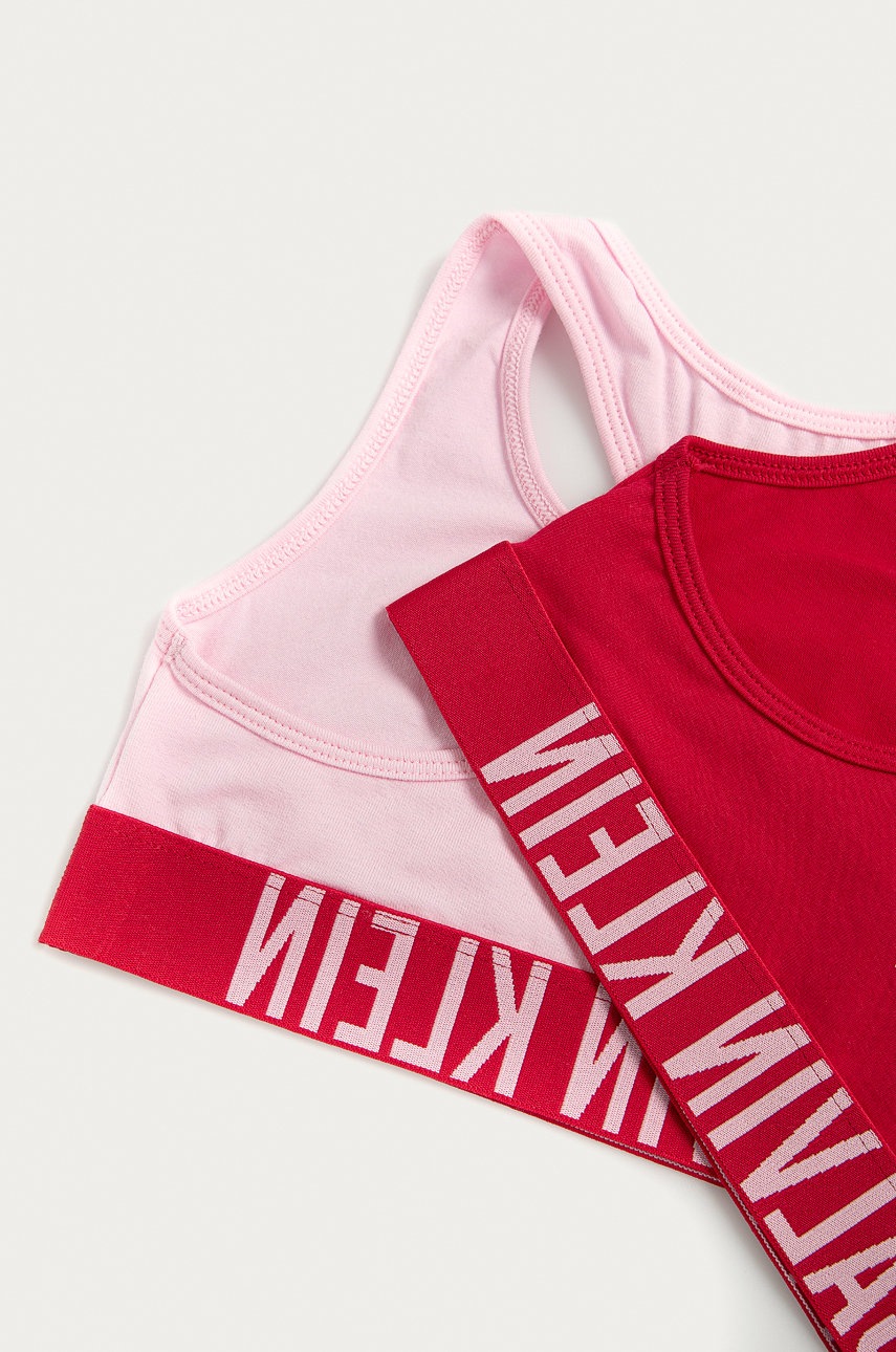 

Детский спортивный бюстгальтер Calvin Klein Underwear цвет розовый